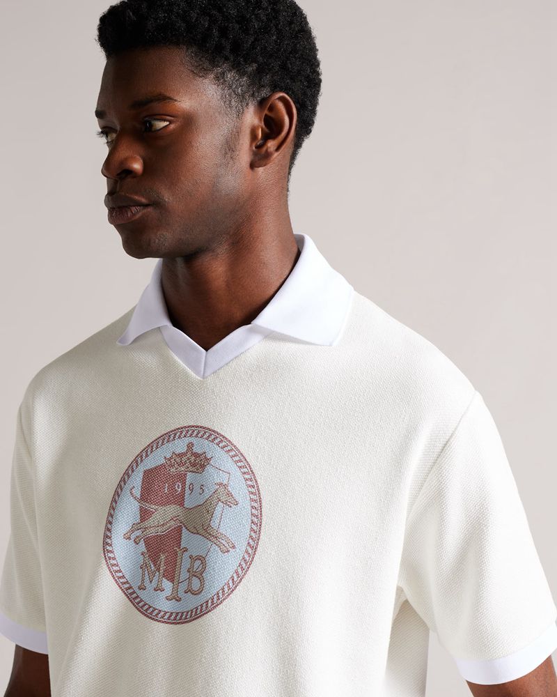 Ted Baker Adcote Mib Terrace Polo Blast Herr Vita | RGV-927851