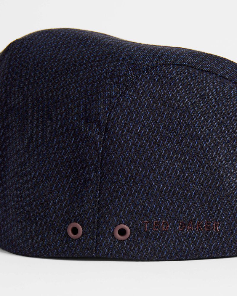 Ted Baker Adice Textured Ivy Cap Hatt Herr Marinblå | GJH-521309