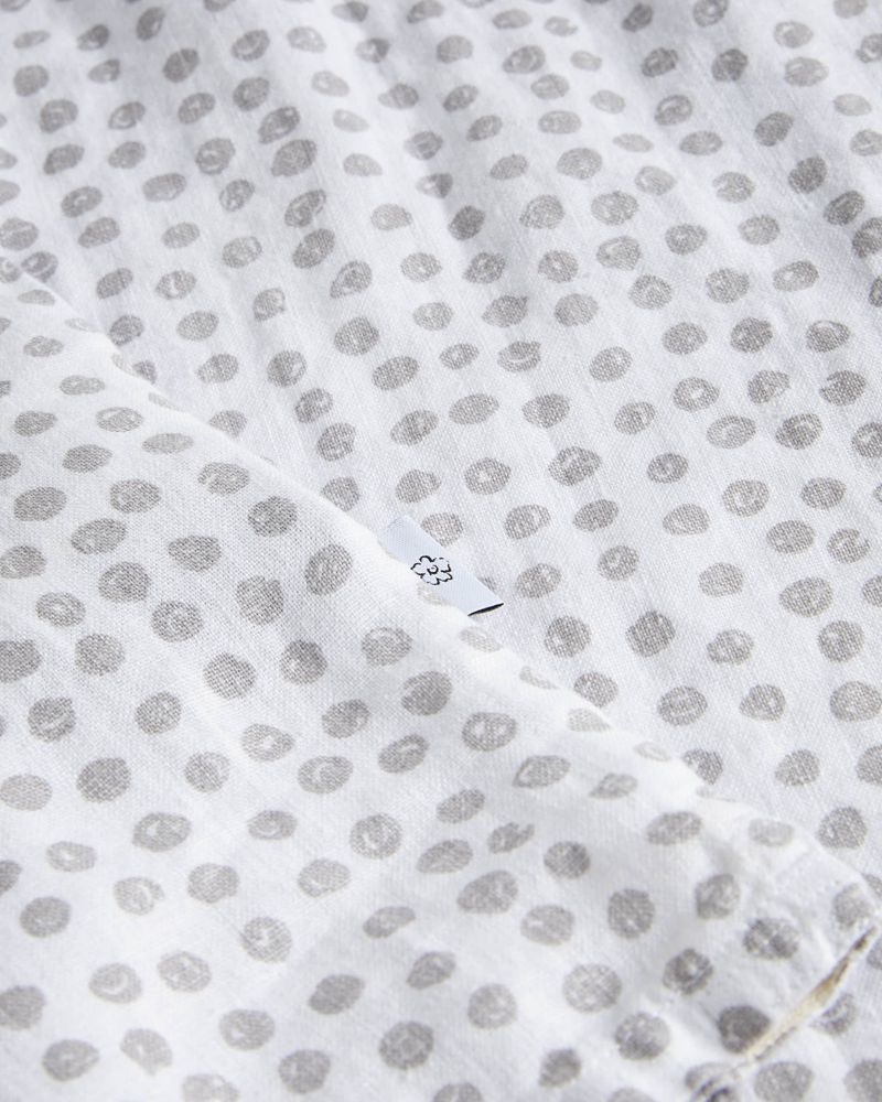 Ted Baker Aillon Long Sleeve Spot Print Skjorta Herr Gray | WKJ-372561