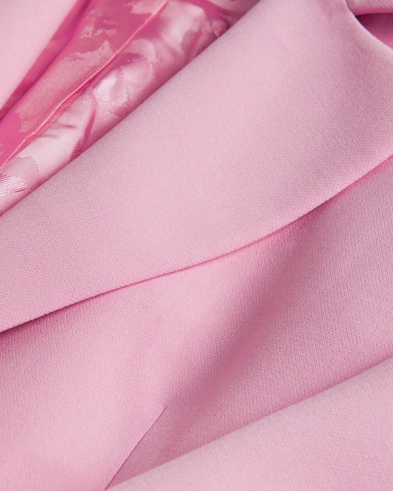 Ted Baker Aleksi Blazer With Notched Lapel Jacka Dam Rosa | VZO-340675