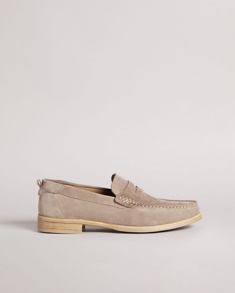 Ted Baker Alfey Mocka Loafers Herr Bruna | OVX-304596