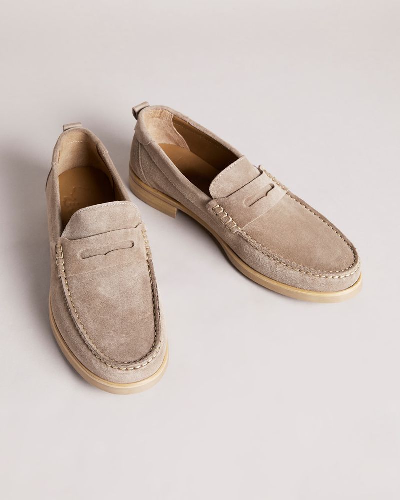 Ted Baker Alfey Mocka Loafers Herr Bruna | OVX-304596