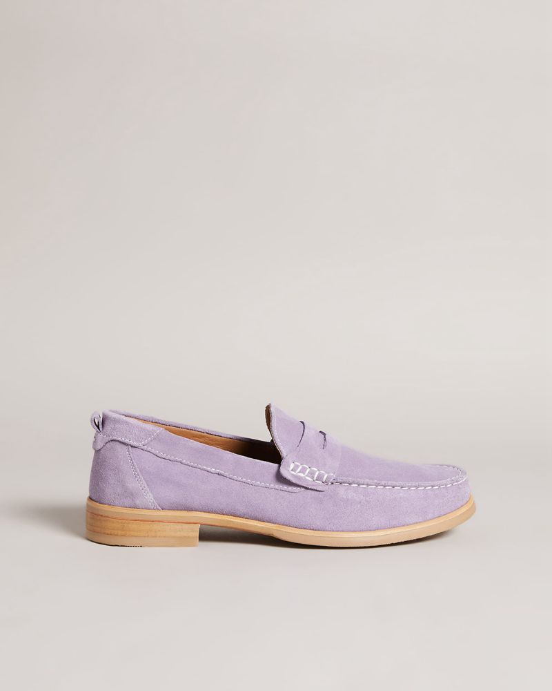 Ted Baker Alfey Mocka Loafers Herr Lila | OHM-796153