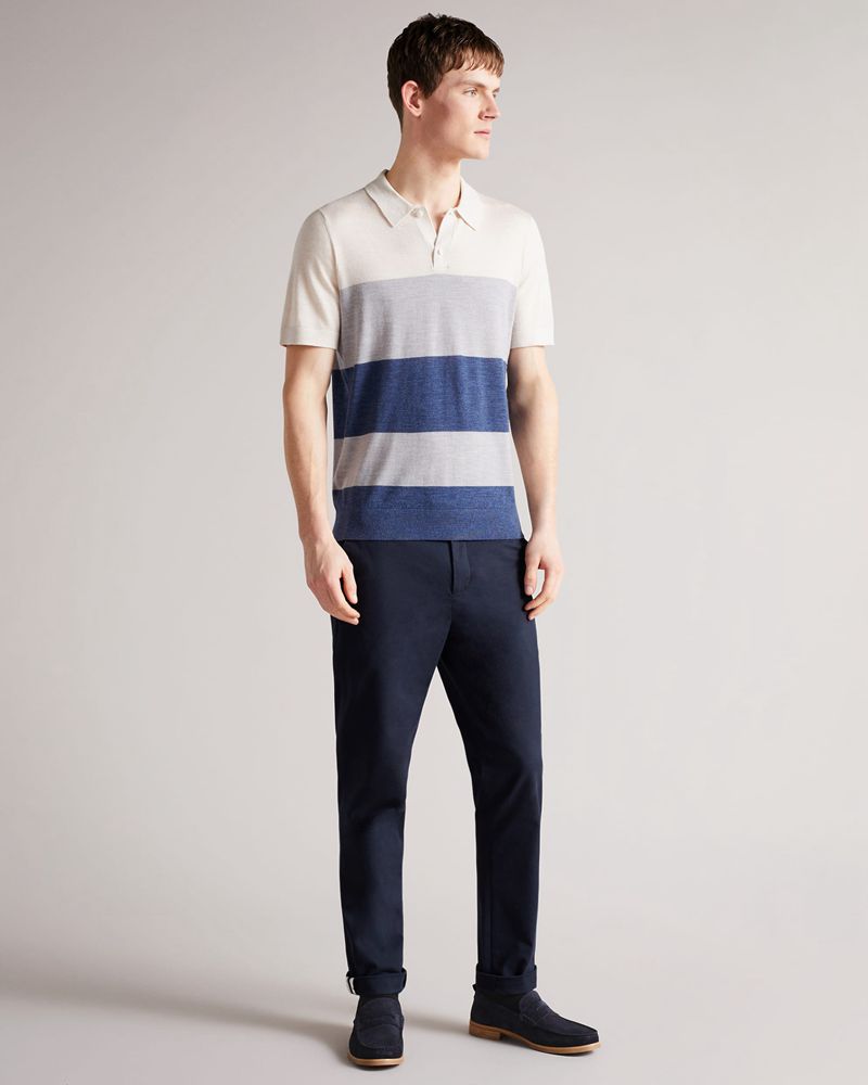 Ted Baker Alfey Mocka Loafers Herr Marinblå | OUL-340169