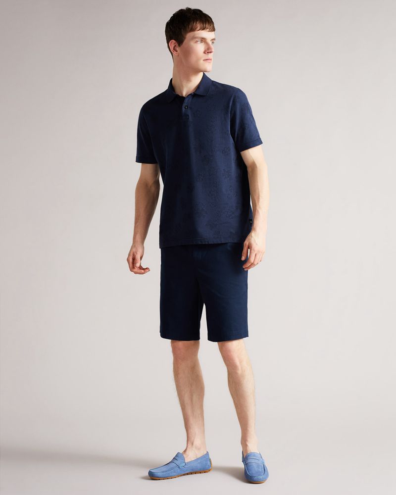 Ted Baker Allbert Mocka Driving Loafers Herr Blå | BPU-053418