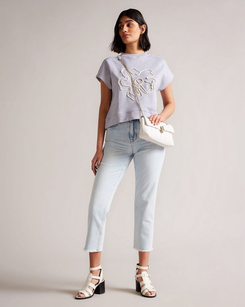 Ted Baker Alverra Tunic Blast Dam Gray | BLW-482753