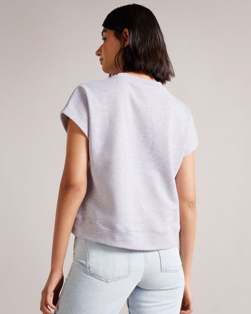 Ted Baker Alverra Tunic Blast Dam Gray | BLW-482753