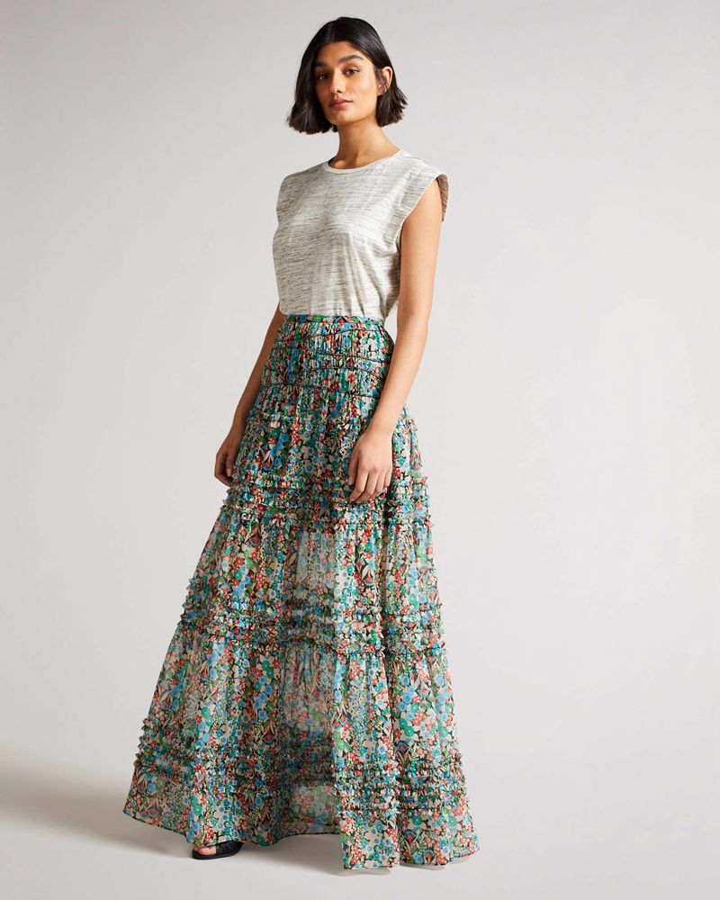 Ted Baker Amadeared Maxi Kjolar Dam Svarta | OZL-296134