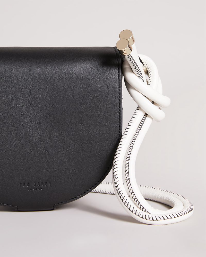 Ted Baker Amelina Rope Handle Mini Cross Body Crossbody Väska Dam Svarta | GKU-298745