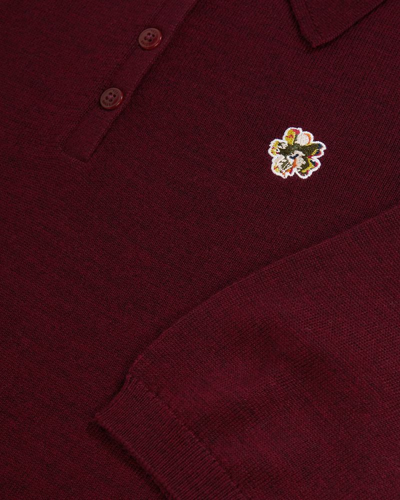 Ted Baker Ameliya Merino Wool Polo Stickat Dam Svarta | ZYB-104678