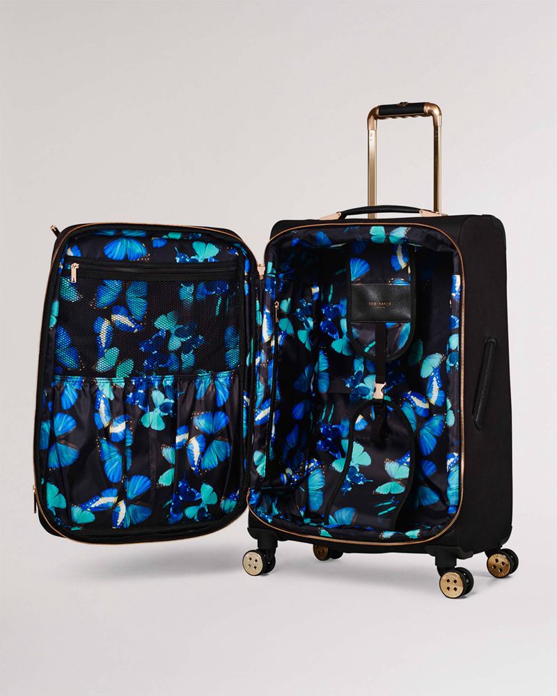Ted Baker Ameriaa Tbw5002 Softside Medium Case Resväskor Dam Svarta | FLG-480957