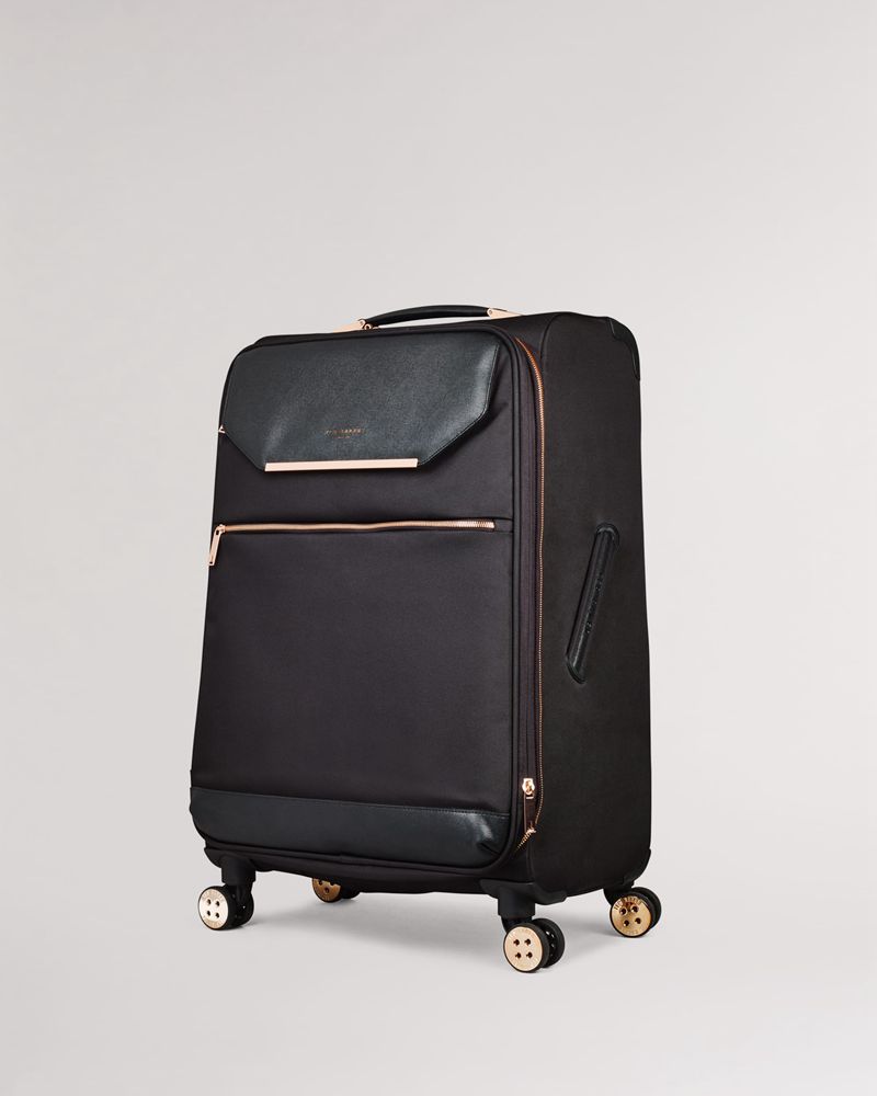 Ted Baker Ameriaa Tbw5002 Softside Medium Case Resväskor Dam Svarta | FLG-480957