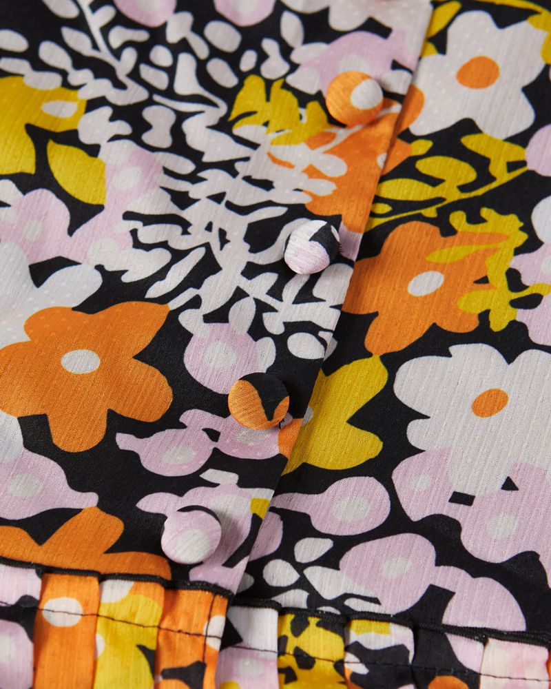 Ted Baker Anggela Dropped Midja Midi Kjolar Dam Svarta | OWB-236579