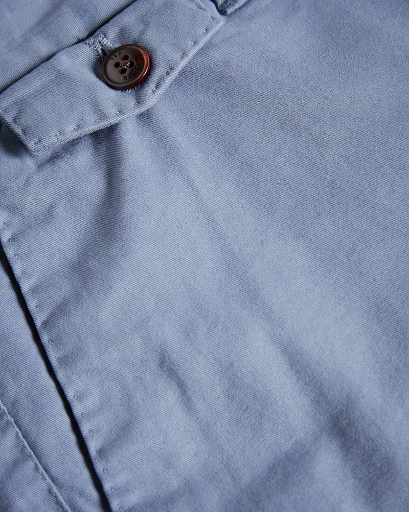 Ted Baker Ashfrd Chino s Shorts Herr Blå | COK-548906