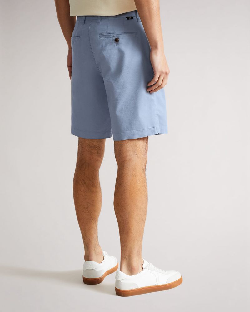 Ted Baker Ashfrd Chino s Shorts Herr Blå | COK-548906