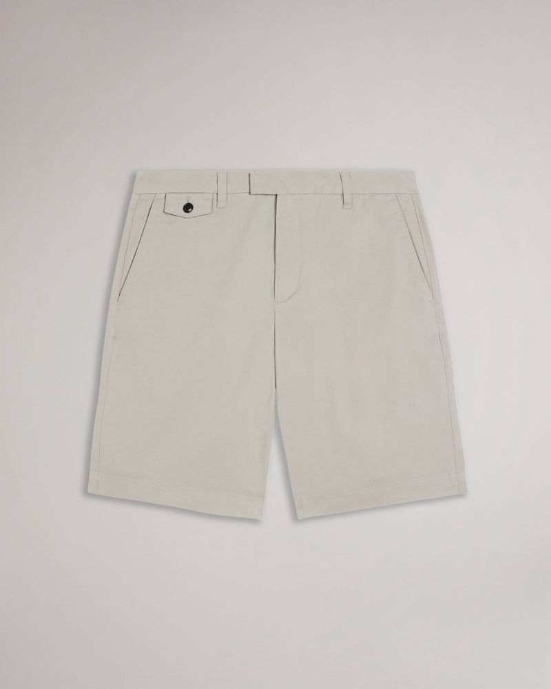 Ted Baker Ashfrd Chino s Shorts Herr Gray | PUI-745961
