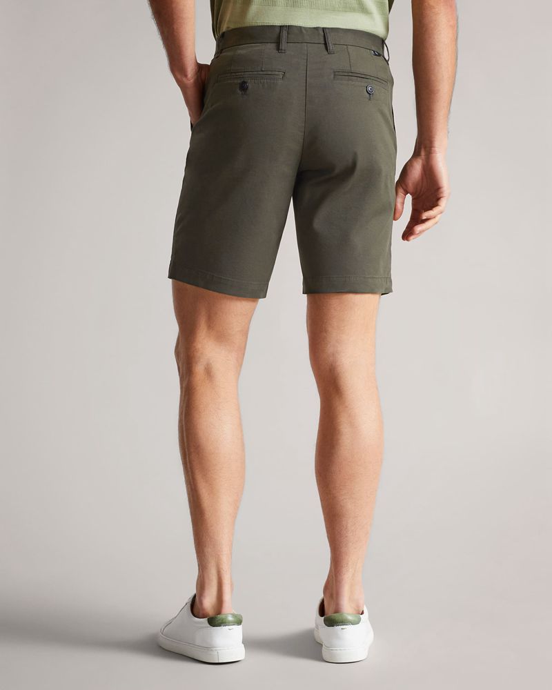 Ted Baker Ashfrd Chino s Shorts Herr Khaki | JRK-951763