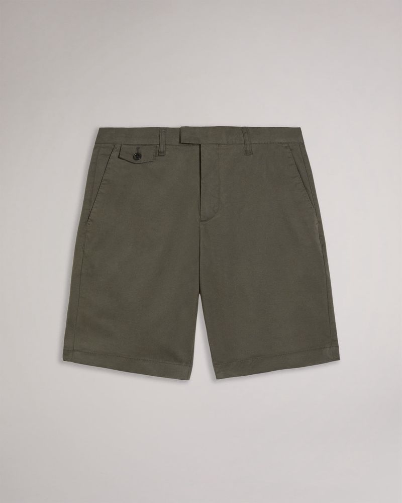 Ted Baker Ashfrd Chino s Shorts Herr Khaki | JRK-951763