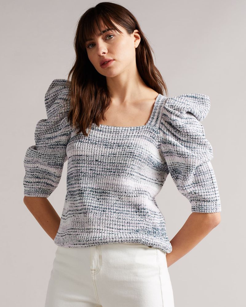 Ted Baker Aspel Exaggerated Sleeve Back Cut Out Stickat Dam Vita | PEZ-780956