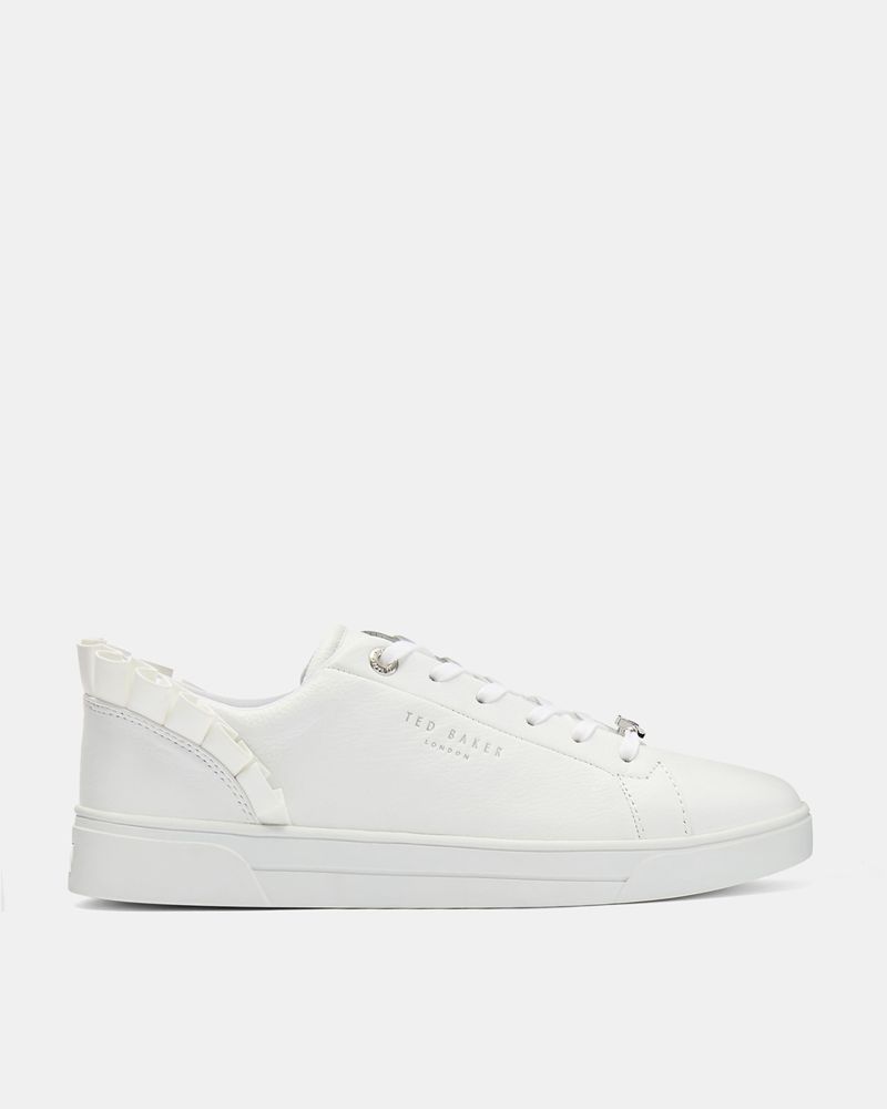 Ted Baker Astrina Ruffle Details Sneakers Dam Vita | YAI-567410