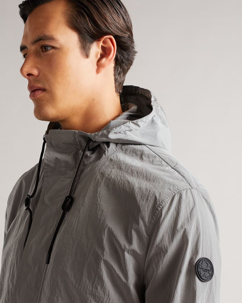 Ted Baker Atrim Lätta Parka Rockar Herr Gray | QCB-649238