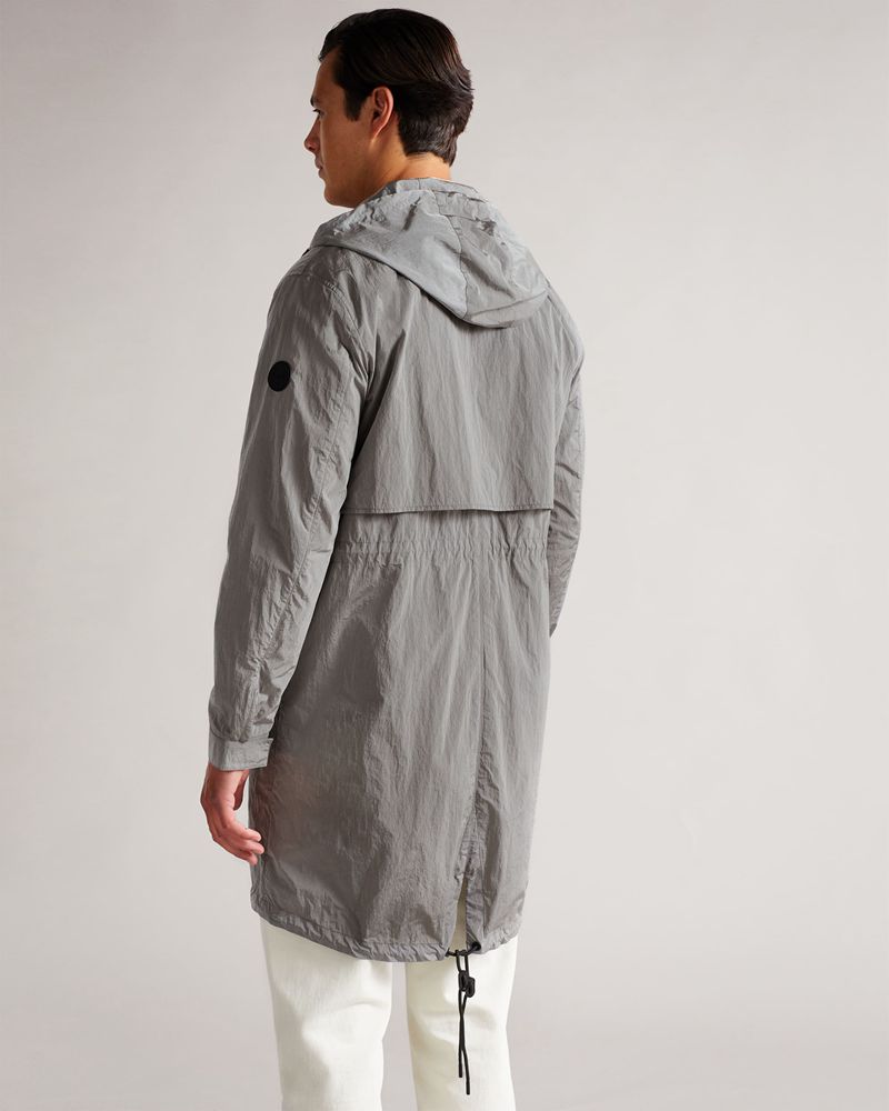 Ted Baker Atrim Lätta Parka Rockar Herr Gray | QCB-649238