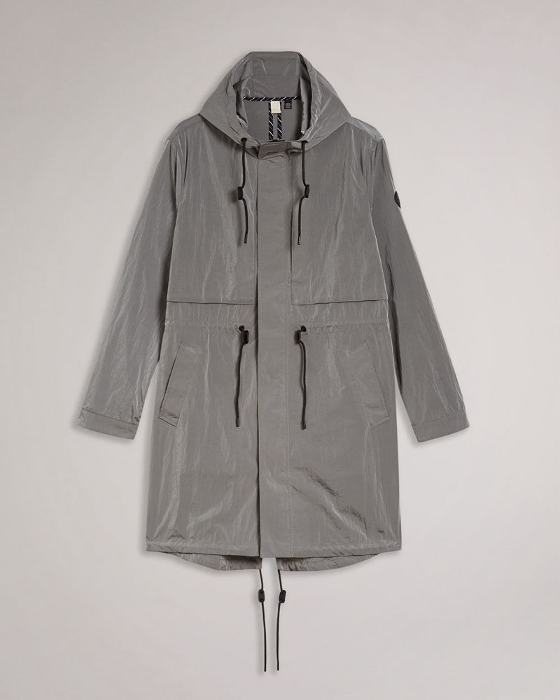 Ted Baker Atrim Lätta Parka Rockar Herr Gray | QCB-649238