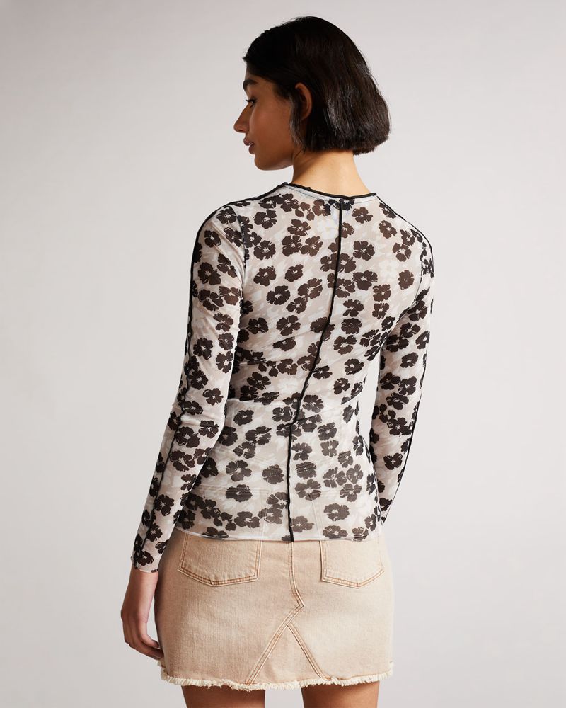 Ted Baker Aubriiy Skinny Jersey Blast Dam Gray | MUX-274598