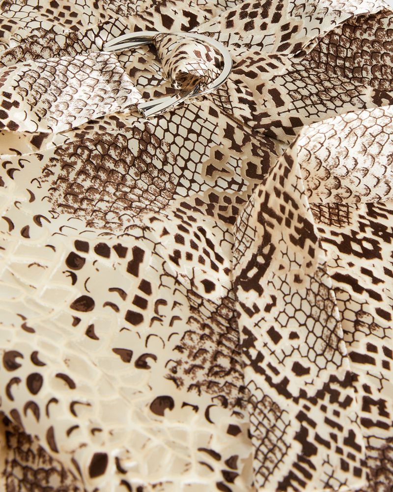 Ted Baker Avili Leopard Print Klänning Dam Beige | FPM-907648