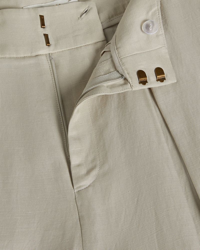 Ted Baker Avinia Extra Breda Palazzo Tailored Culotte Byxor Dam Vita | KLT-695730