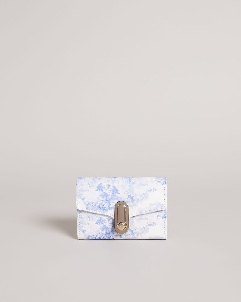 Ted Baker Ayalam New Romantic Landscape Small Plånbok Dam Vita | TYV-150382