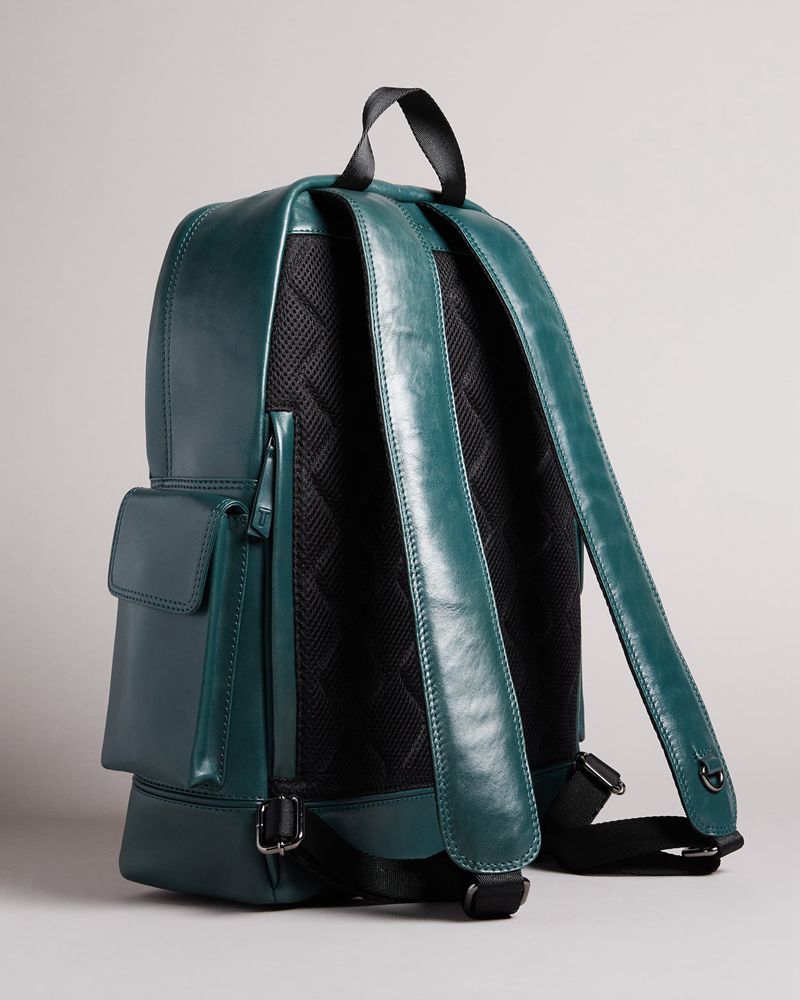 Ted Baker Aydeen Läder Ryggsäck Herr Gröna | FCG-791526
