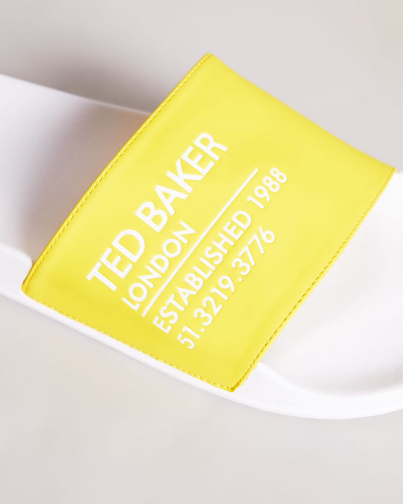 Ted Baker Aziell Ted Branded Pools Badtofflor Herr Gula | SLW-432081