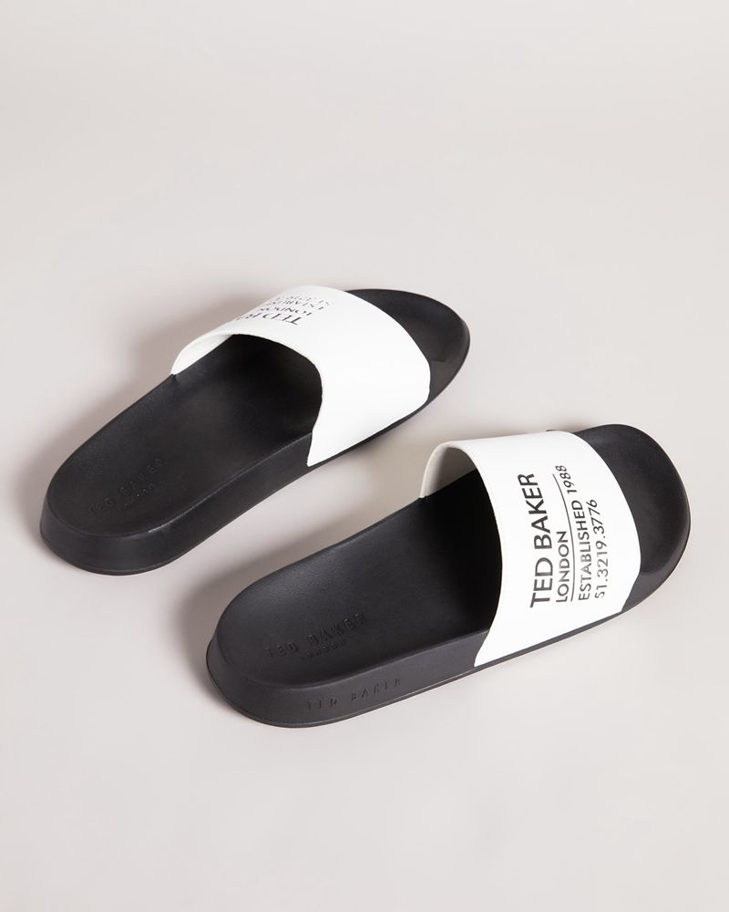 Ted Baker Aziell Ted Branded Pools Badtofflor Herr Vita | WHC-901264