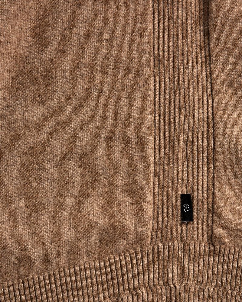 Ted Baker Bannks Ls Cashmere Hoodie Tröjor Herr Bruna | WGH-432706