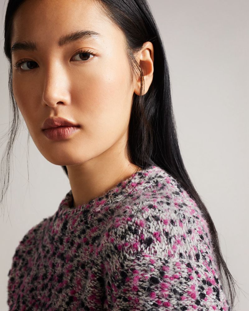 Ted Baker Bbetsy Engineered Cropped Stickat Dam Rosa | GWH-356784
