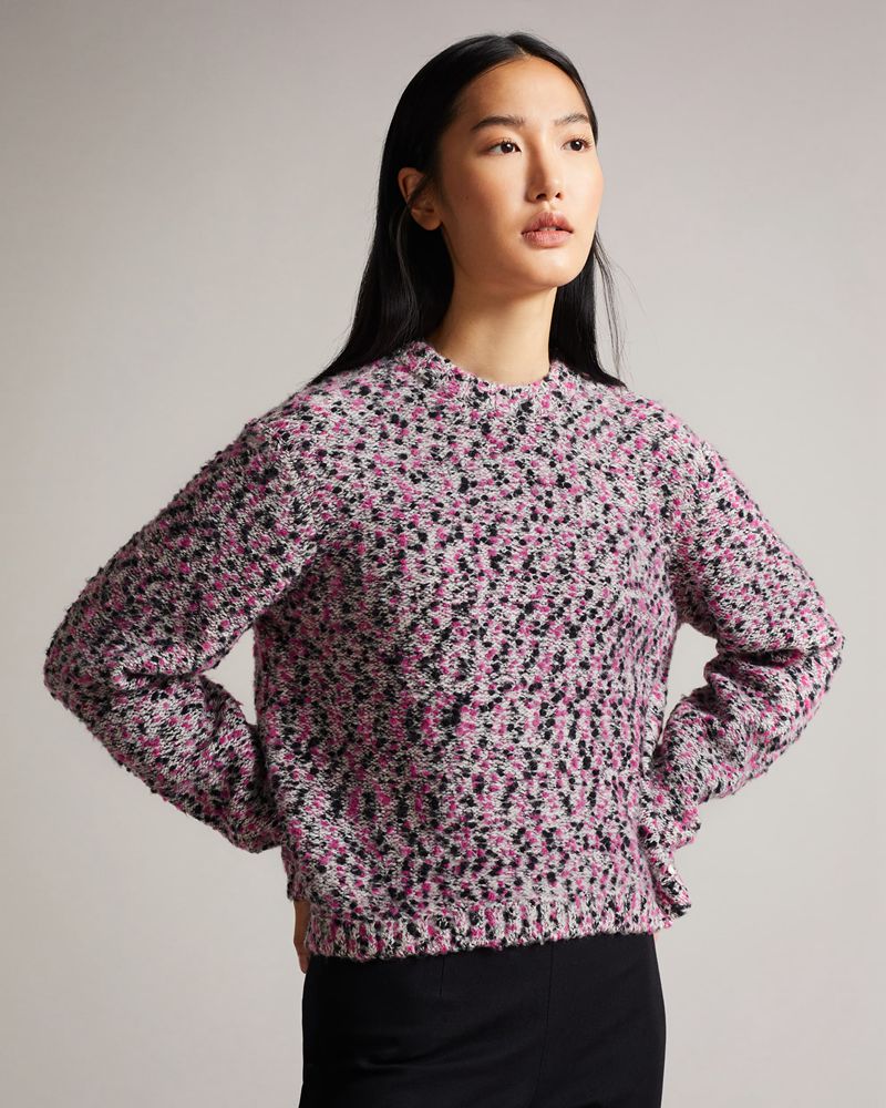 Ted Baker Bbetsy Engineered Cropped Stickat Dam Rosa | GWH-356784
