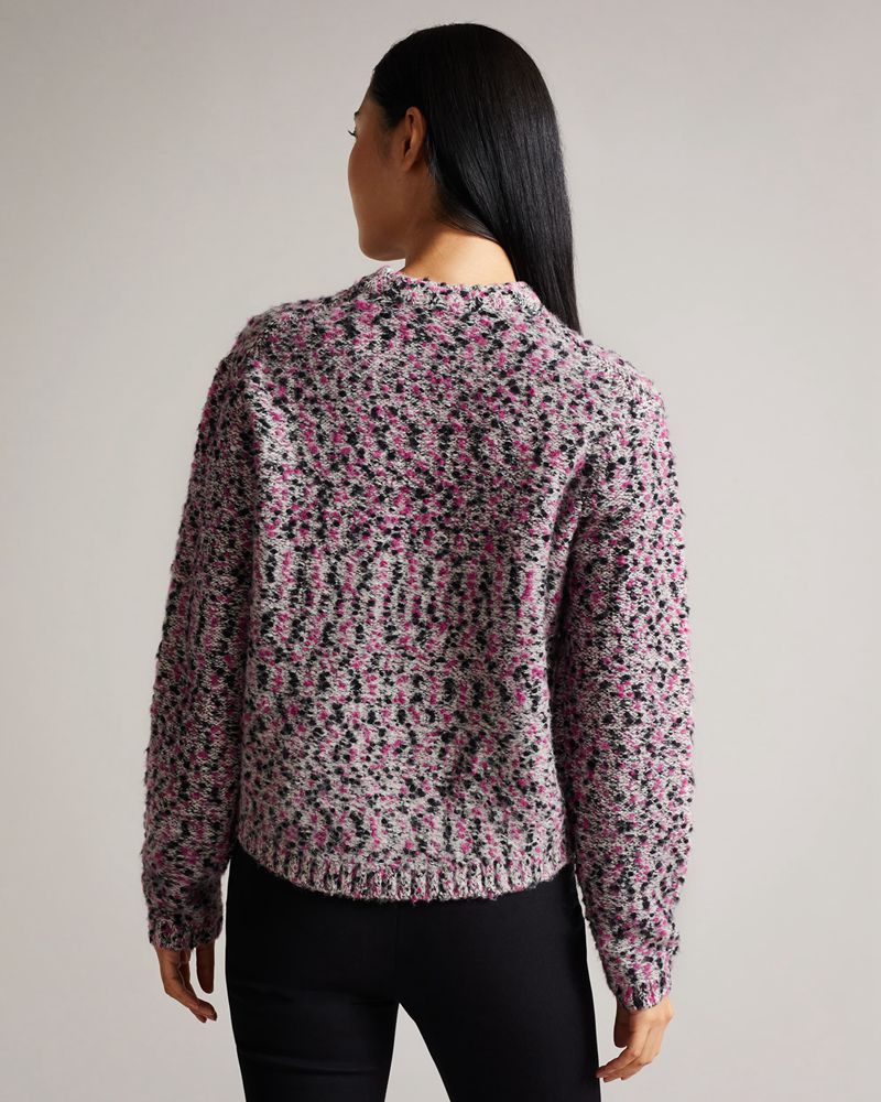 Ted Baker Bbetsy Engineered Cropped Stickat Dam Rosa | GWH-356784