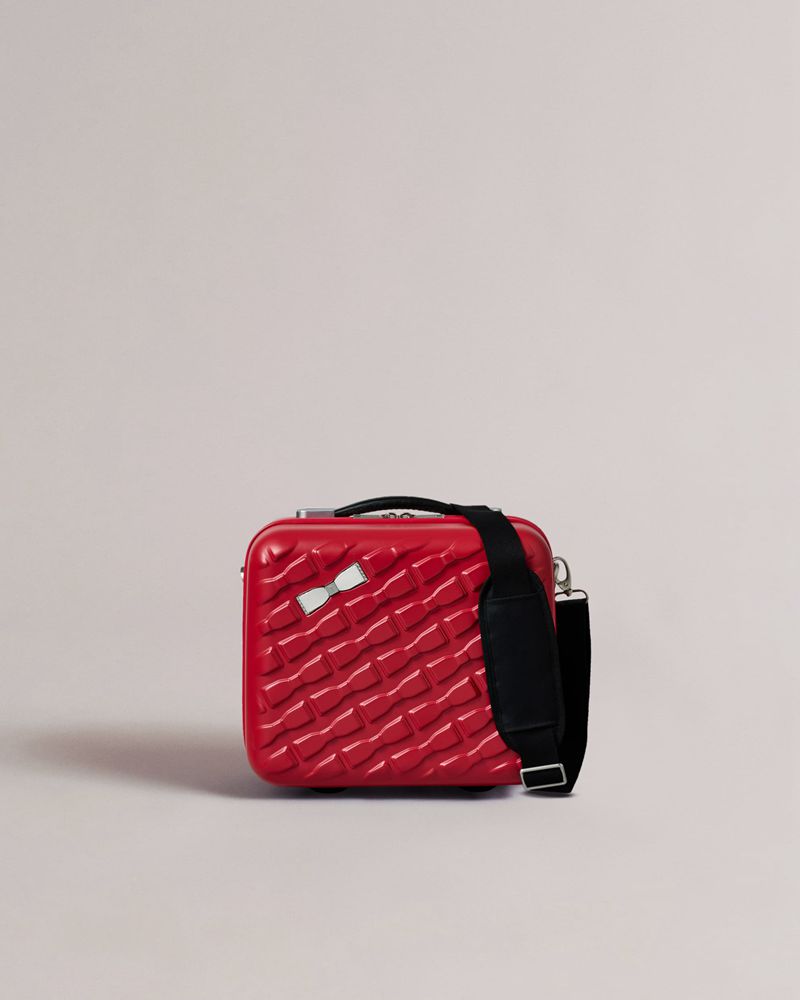 Ted Baker Beelle Tbw0304 Bow Detail Vanity Case Resväskor Dam Röda | ENY-918265
