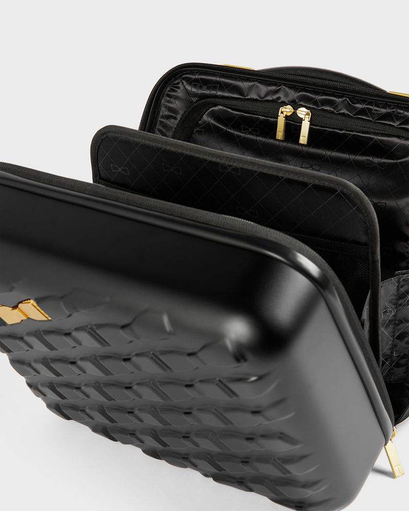 Ted Baker Beelle Tbw0304 Bow Detail Vanity Case Resväskor Dam Svarta | RUY-143927