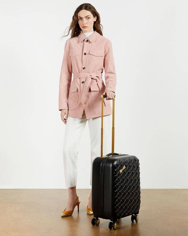 Ted Baker Belleee Tbw0303 Bow Detail Small Case Resväskor Dam Svarta | IPK-519873