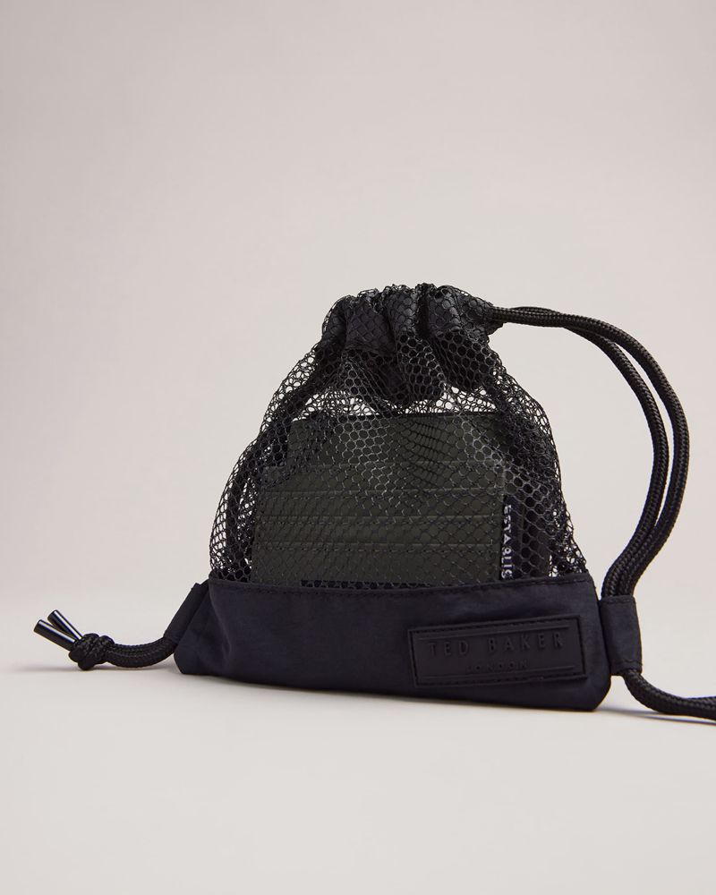 Ted Baker Bentch Rubberised And Cardholder Giftset Plånbok Herr Gröna | VOU-183729