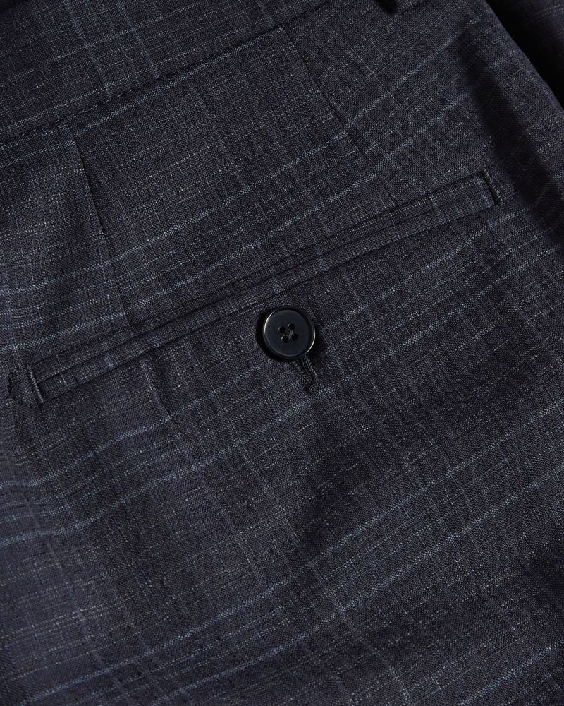Ted Baker Berwits Slim Navy Check Kostymer Herr Marinblå | SDG-867049
