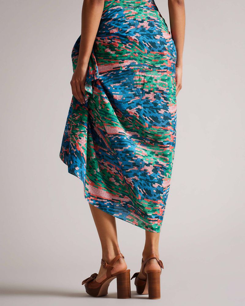 Ted Baker Betani Flirty Texture Beach Sarong Badkläder Dam Rosa | XSN-304682