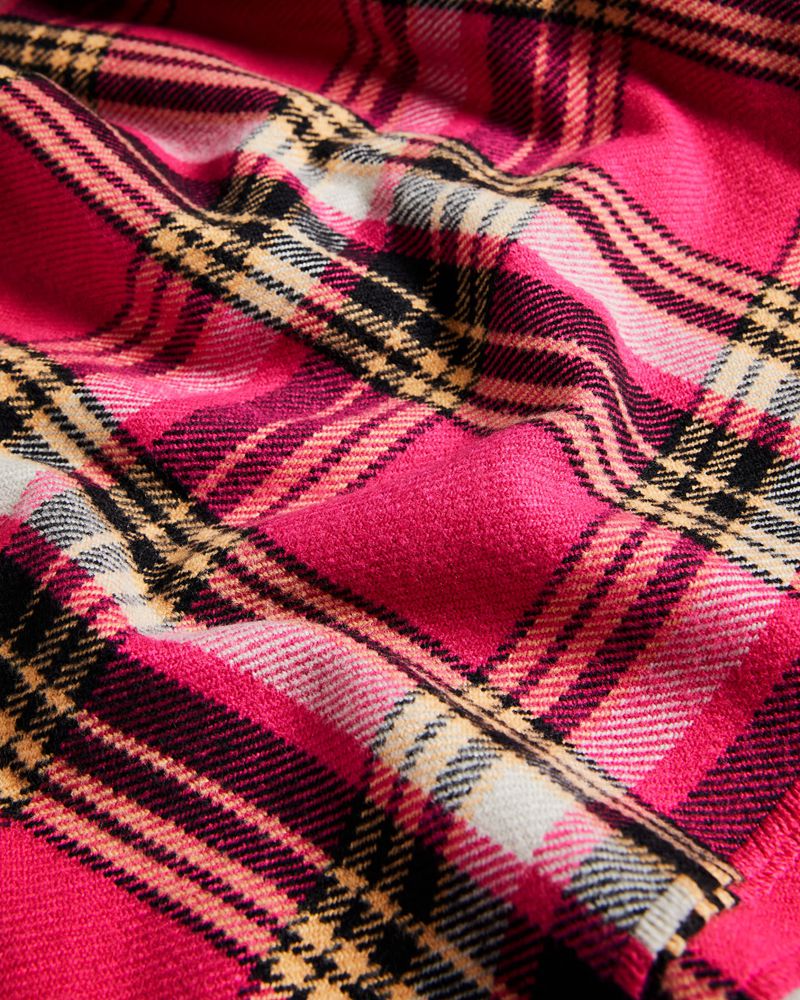 Ted Baker Betheni Mini Check Halsduk Dam Rosa | MJW-029341