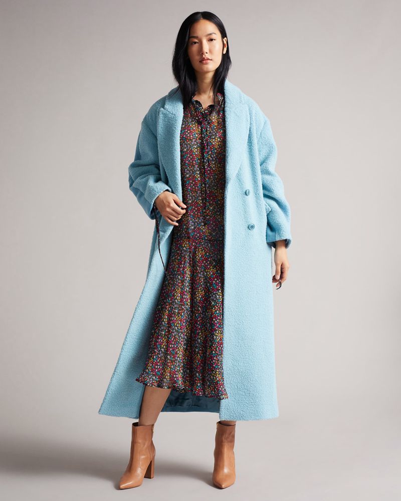Ted Baker Bevlia Dropped Midja Midi Klänning Dam Svarta | QUT-657230