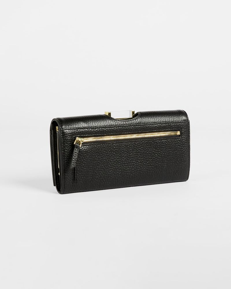Ted Baker Bita Large Bobble Plånbok Dam Svarta | HQN-035496
