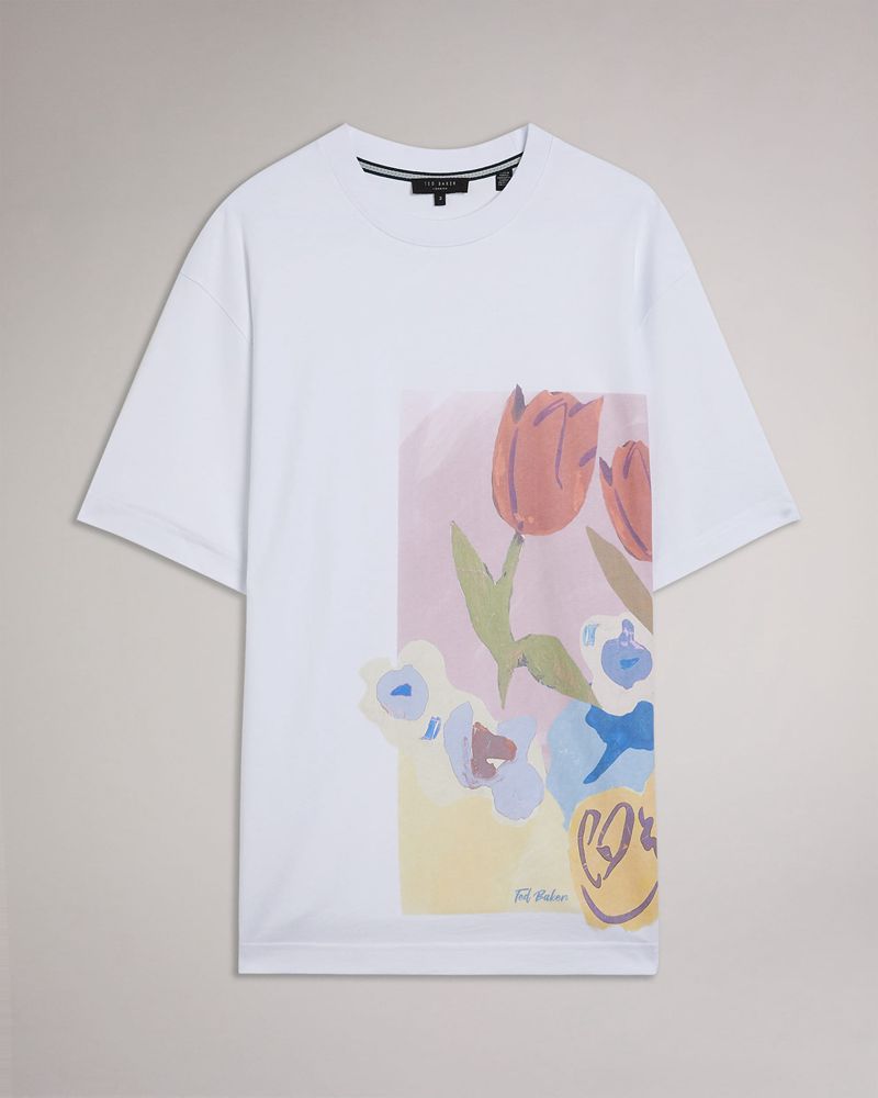Ted Baker Bloomsb Blast Herr Vita | JTE-736498