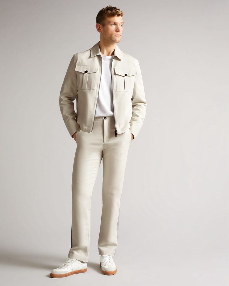 Ted Baker Bodley Double Faced Jacka Herr Vita | UBJ-574820