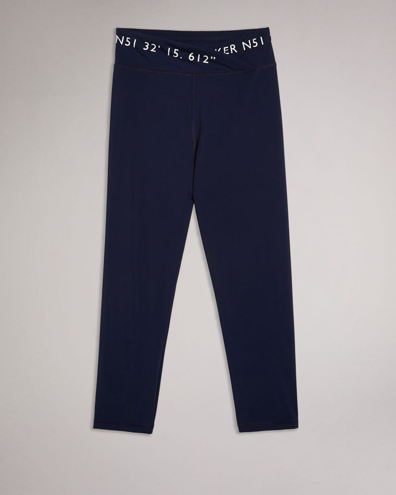 Ted Baker Bommat Activewear Leggings Byxor Dam Blå | JRD-915864